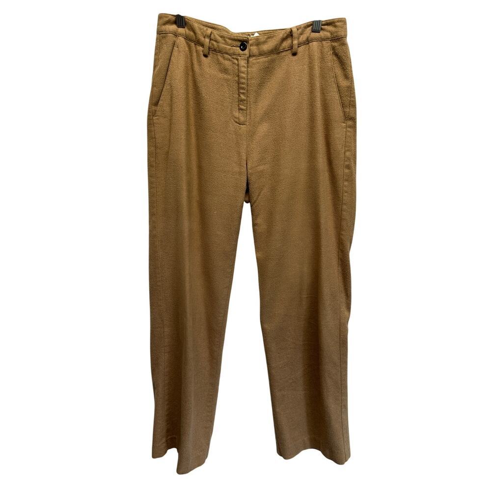Vintage LL Bean Soft Flannel Women‎ Trousers 6 Reg Lined Classic Fit Straight